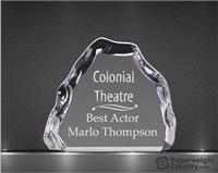 6 x 7 x 1 Inch Iceberg Acrylic Paperweight