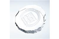 Duodecagon Crystal Paperweight